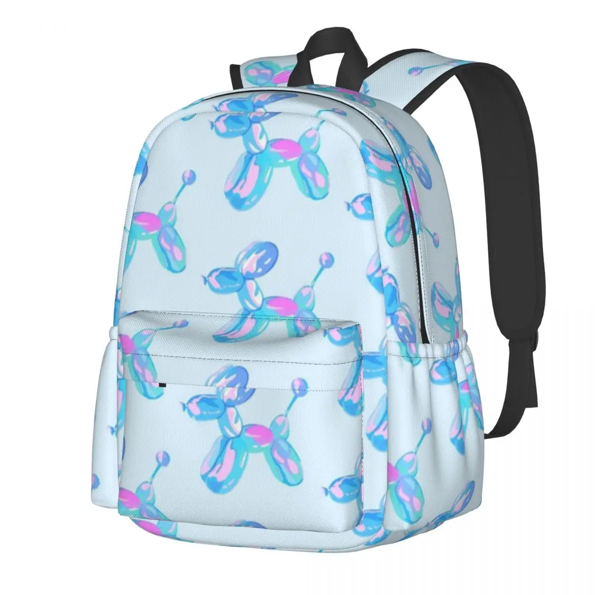 

3d Blue Dog Balloon Backpack Female Animal Print Trending Soft Backpacks Novelty High School Bags College High Quality Rucksack