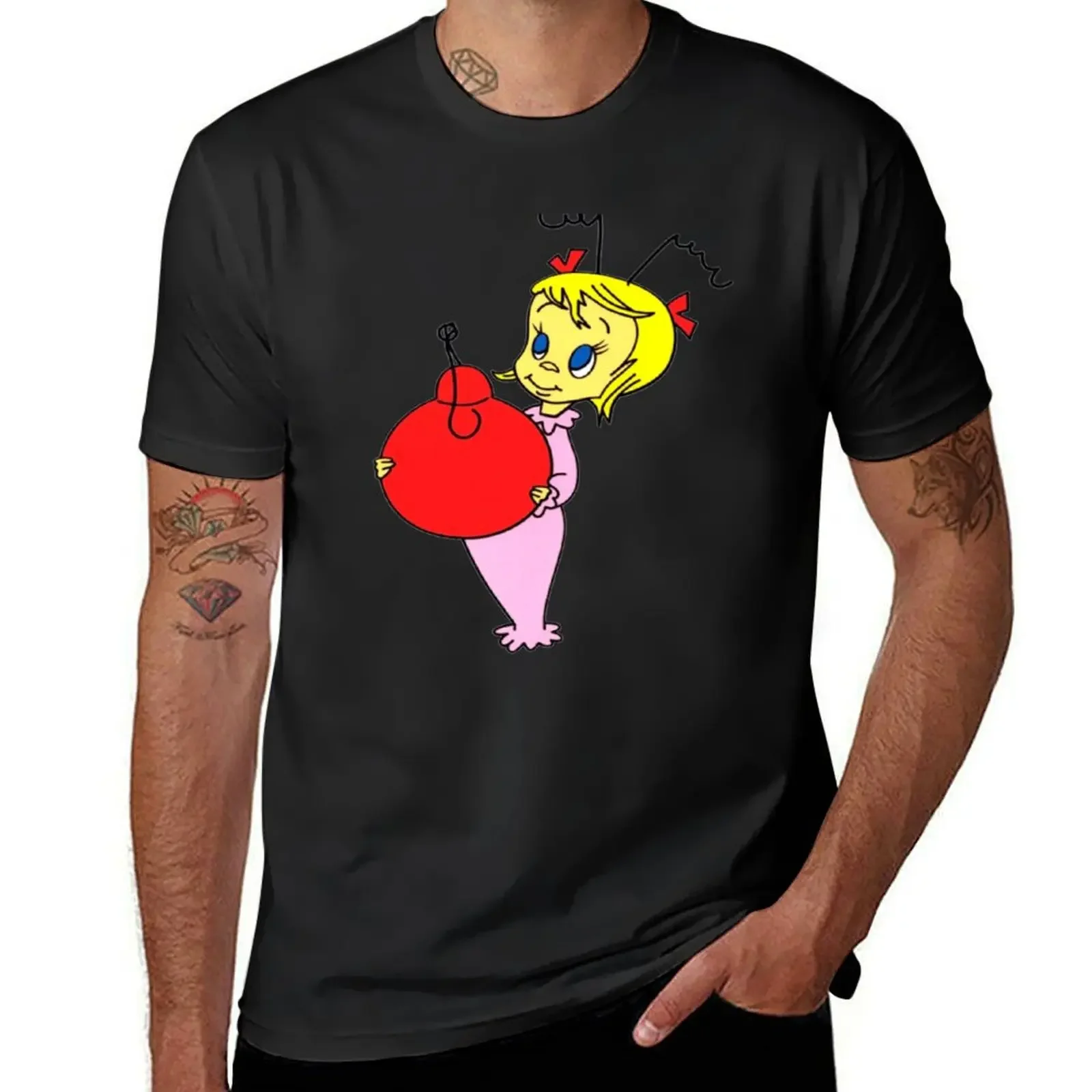 

Cindy Lou Who T-Shirt anime tshirt blacks mens t shirts