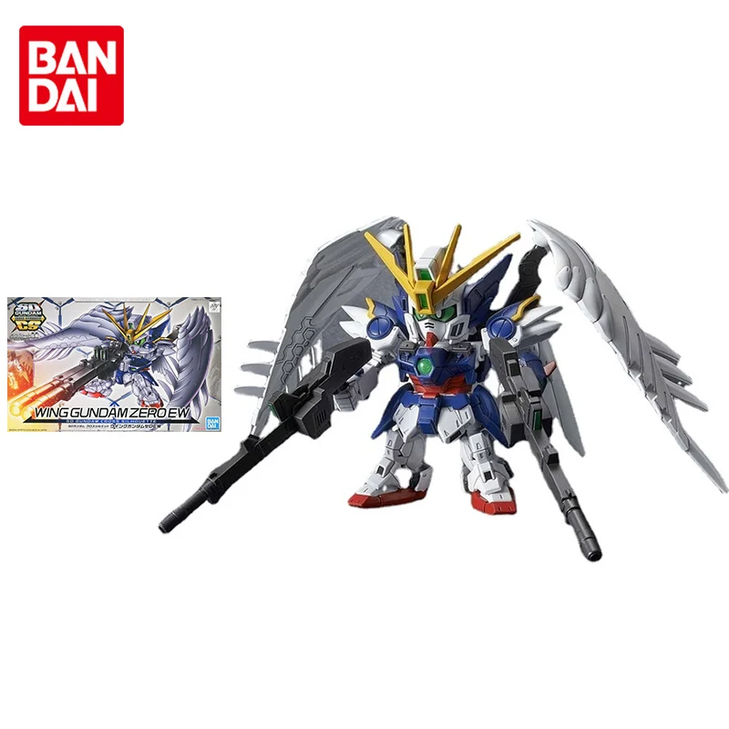 

Bandai Gundam Model Kit Аниме Фигурка SDCS BB Warrior WING Gundam ZERO EW Модель робота Gunpla Фигурка Игрушки для детей