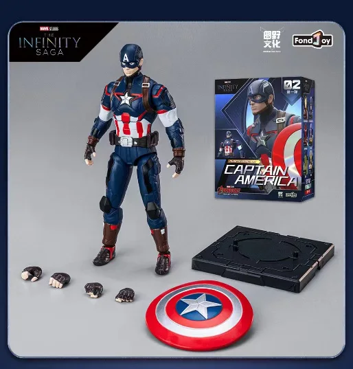 De Avengers Originele Fondjoy Iron Man MK50 Iron Spider Thor Thanos Hulk Action Figure Model Beweegbare Beeldje Collectie Kid Speelgoed
