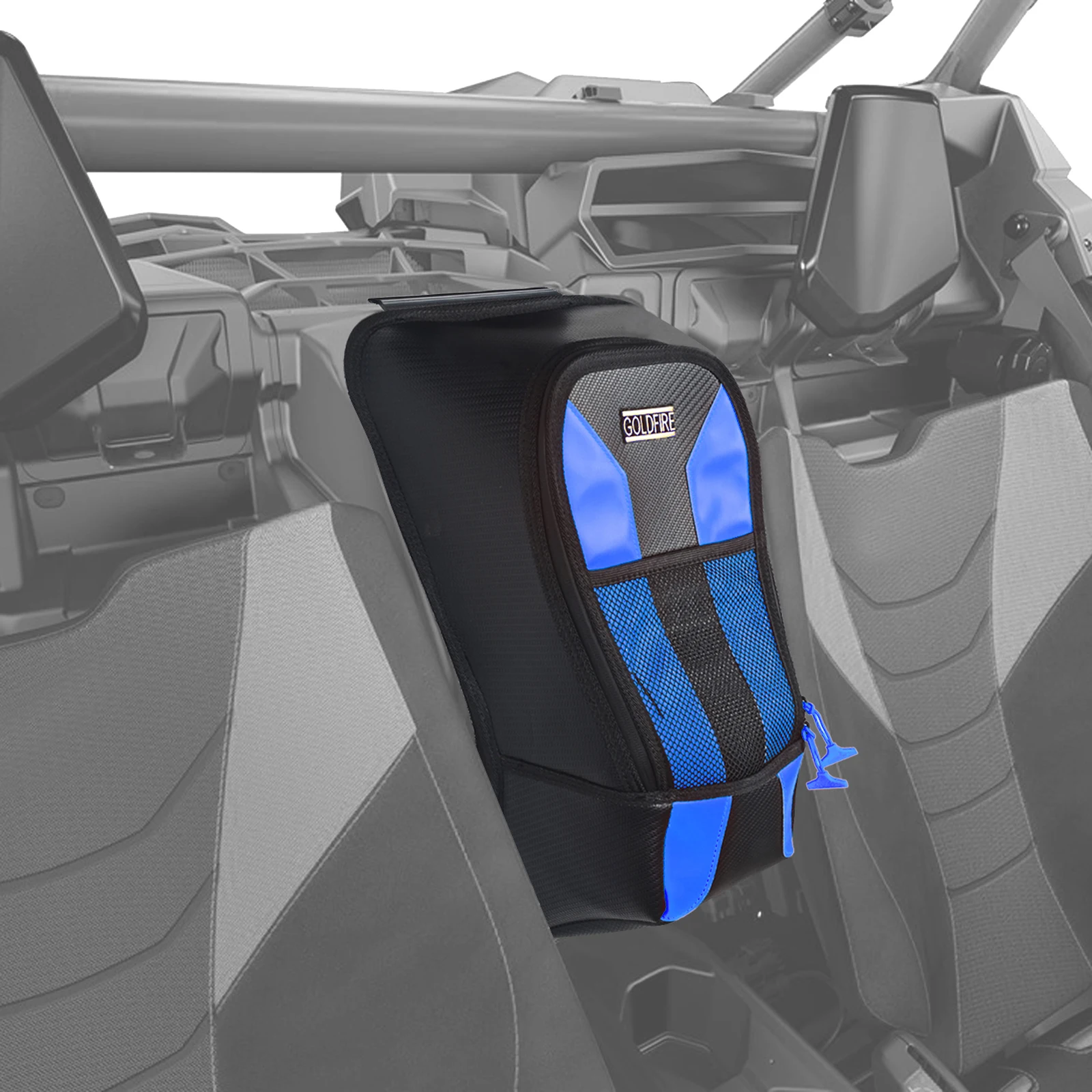 

UTV Accessories Center Console Storage Bag Organizer Tool Bag Between Seats Waterproof For Can Am Maverick X3 Maverick X3 MAX