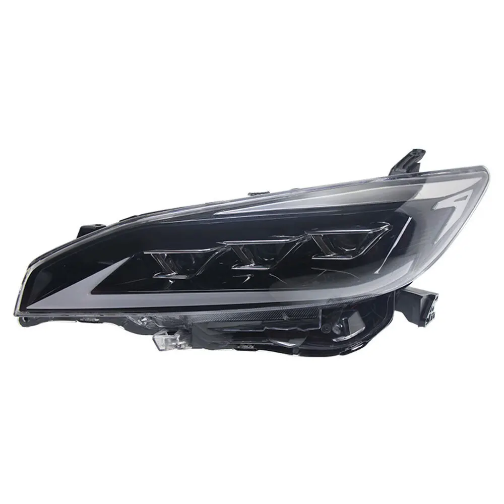 1 Pair LED Lens Car Headlights For Toyota Wish Automobile Headlamp 2009 To 2015 Assembly Modification