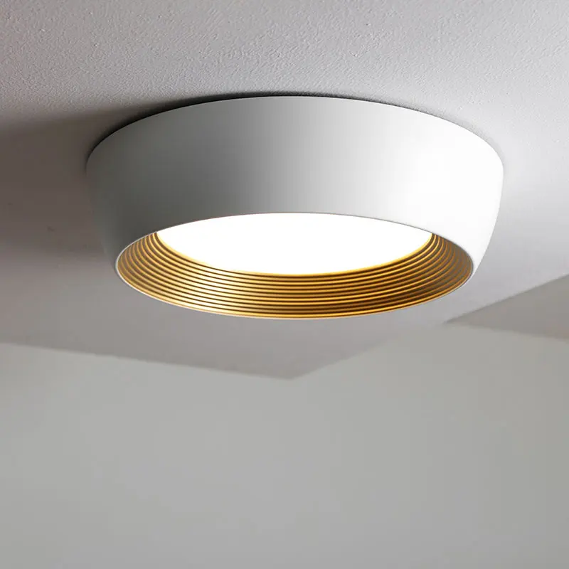 Italian Minimalist Vortex Pattern Ceiling Light High-end Design Nordic Bedroom Modern White Black Circular Indoor LED Chandelier
