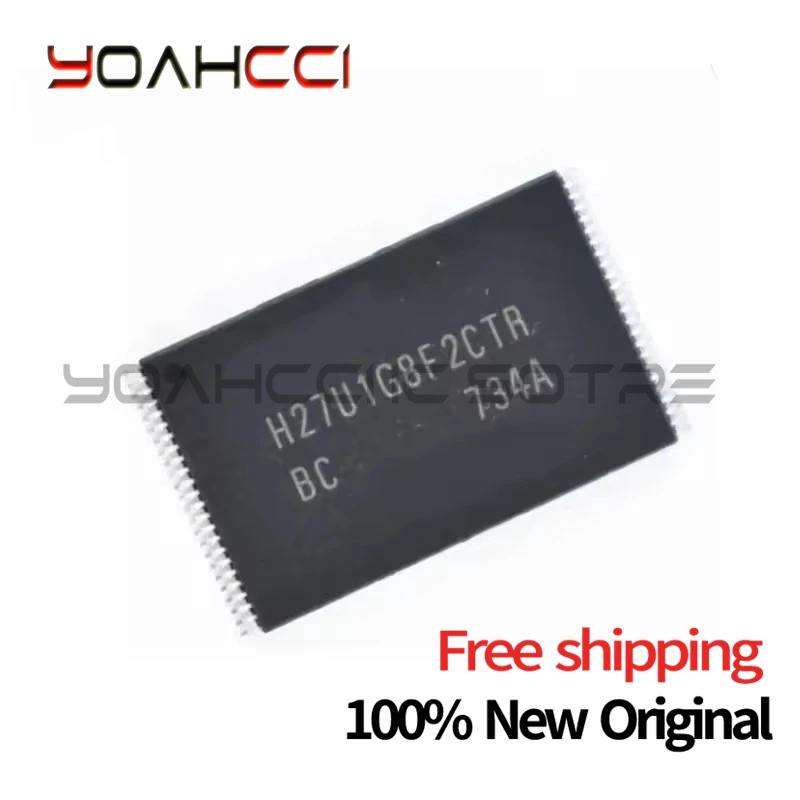 (5-10piece)100% New H27U1G8F2CTR-BC H27U1G8F2CTR BC tsop-48 Chipset New original free shipping