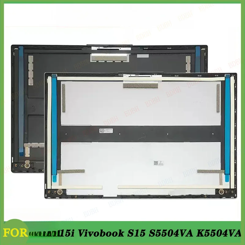 New Suitable For VIVOBOOK S15 S5504VA K5504VA LCD Back Cover Silver And Black Laptop casing Replace Parts