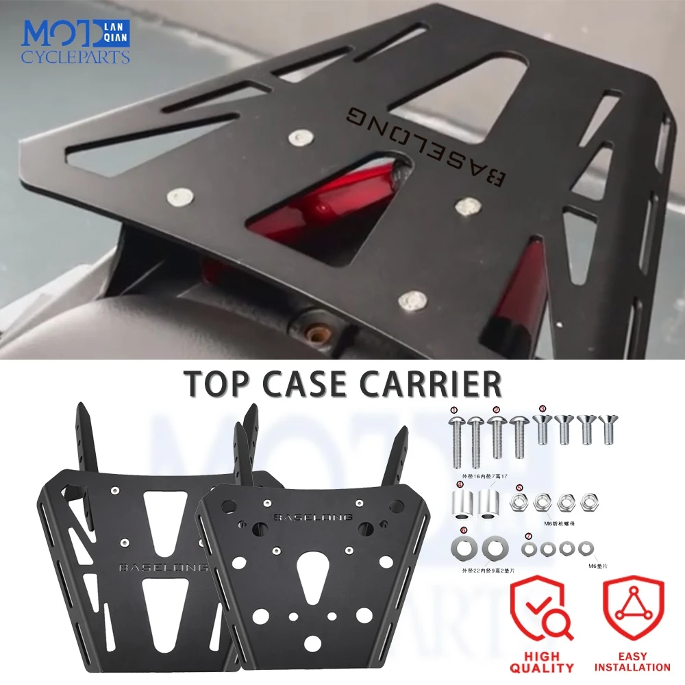 

For Aprilia Tuareg660 2021-2023 2025 Tuareg 660 2024 Motorcycle Rear Luggage Rack Top Case Mount Plate Luggage Holder Bracket