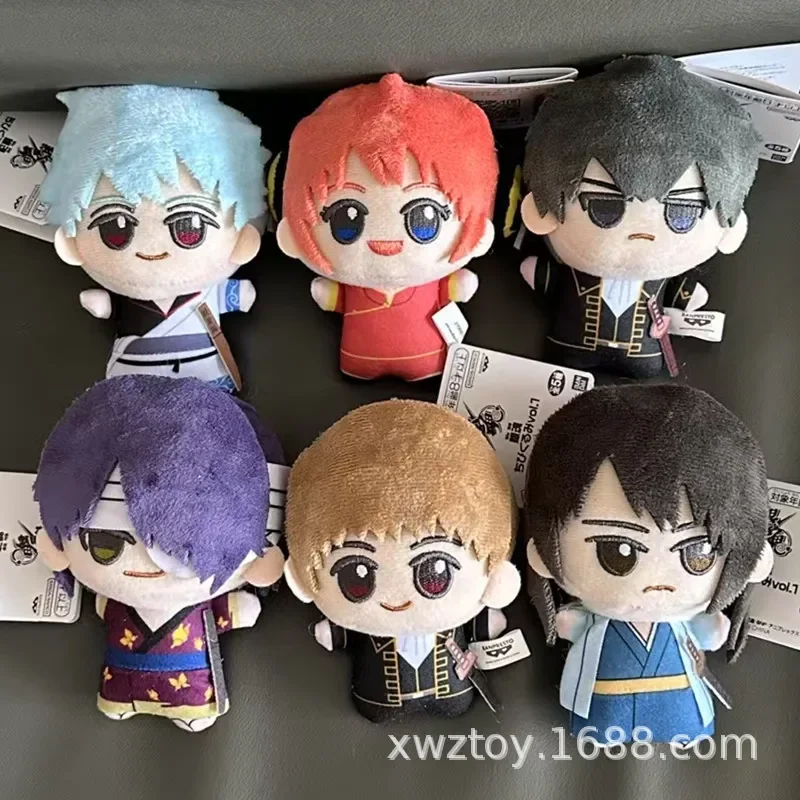 

Новинка 2023 года, GINTAMA Sakata Gintoki, 12 см, плюшевая кукла, игрушки, кулон, брелок, мягкая кукла для друзей, подарки на день рождения