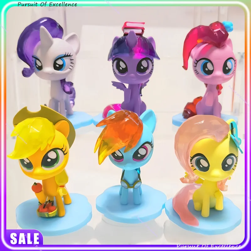 Vendedor quente meu pequeno pônei na série de gala caixa cega coletar modelo bonito meu pequeno pônei figura caixa misteriosa brinquedo presente natal