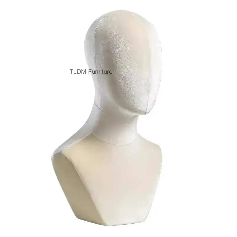 

Hat Mannequin Head Pin-able Velvet Head Model Prop Nordic Colored Display Stand Sewing Supplies دمى جنسيه من للاستمناء FYMQ
