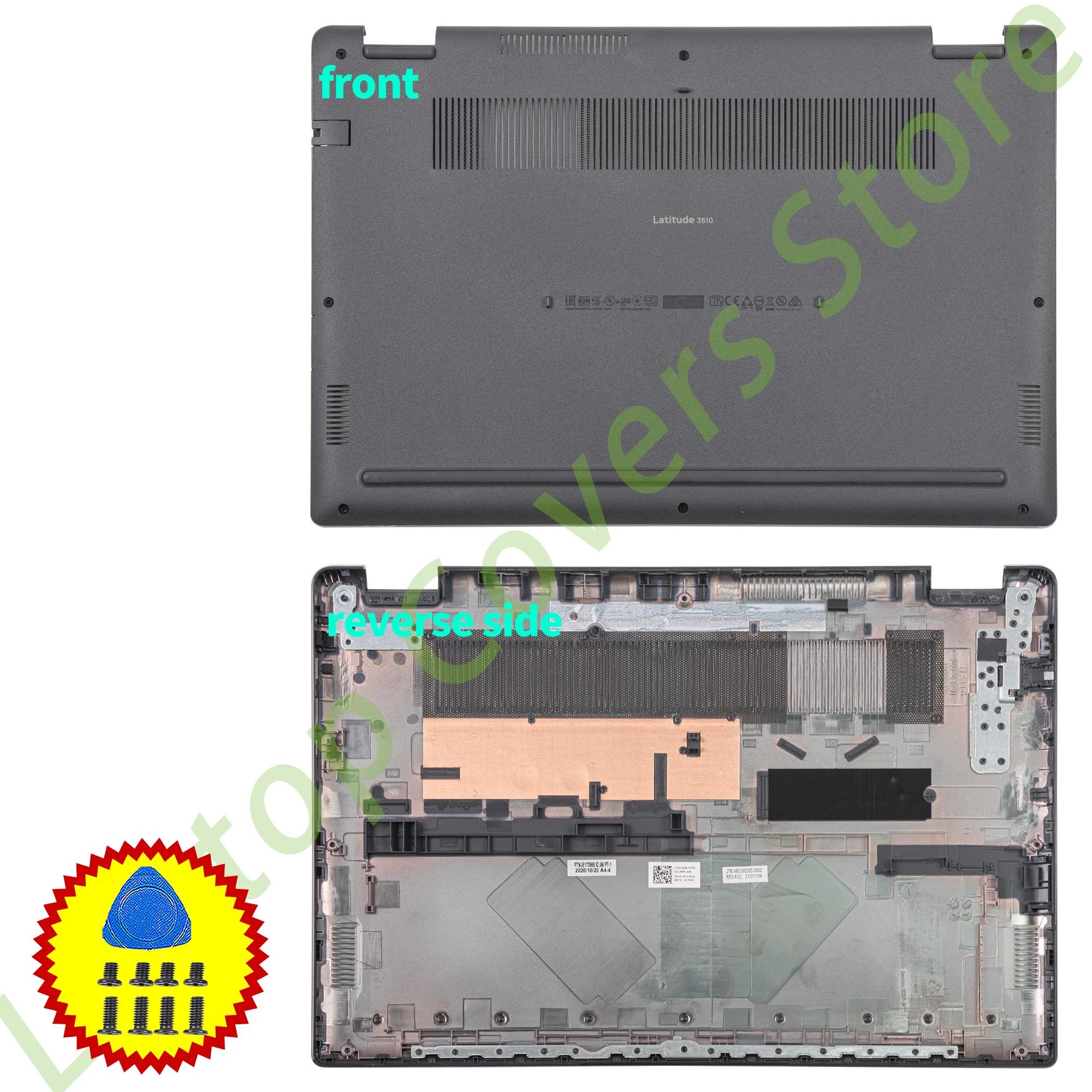 

Нижний корпус Giparts для Latitude 3510 E3510, нижняя крышка 0D50DR, пластик 0G50DR 0MH24R, базовая крышка D, 98 НОВЫЙ