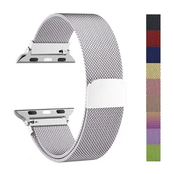 Milanese Loop Strap For Apple Watch Band Wristband Metal Mesh Bracelet iWatch Series 4 5 6 7 8 9 Ultra 49mm 44mm 40mm 45mm 41mm