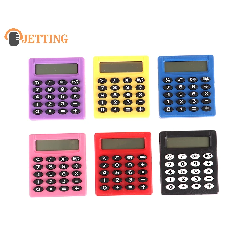 Personalized Mini Candy Color School Office Electronics Creative Calculator Pocket Boutique Stationery Small Square Calculator