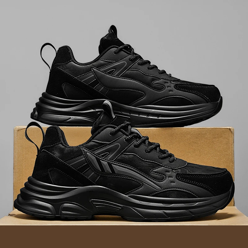 men's casual sports shoes four season fashion versatile comfortable outdoor breathable wear-resistant running leisure sneakers