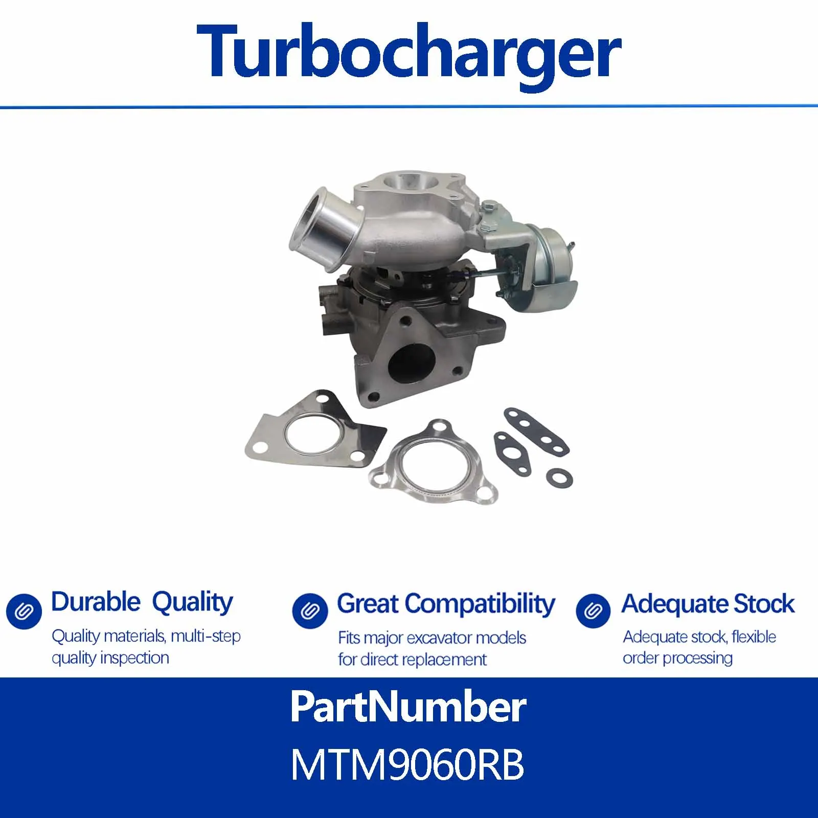 Turbolader MTM2060BE 4933501411 MTM2060PR für MITSUBISHI L200 Pajero 2.5D 4N15 Motor