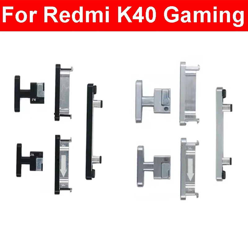 For Xiaomi Redmi K40 Gaming K40game Volume Button Side Game Toggle Triggers Key Small Volume Button UP Down Slip Game Parts