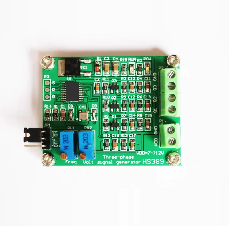 New Version 10 To 100Hz Three-phase Sine Generator Module Resolution 0.1Hz