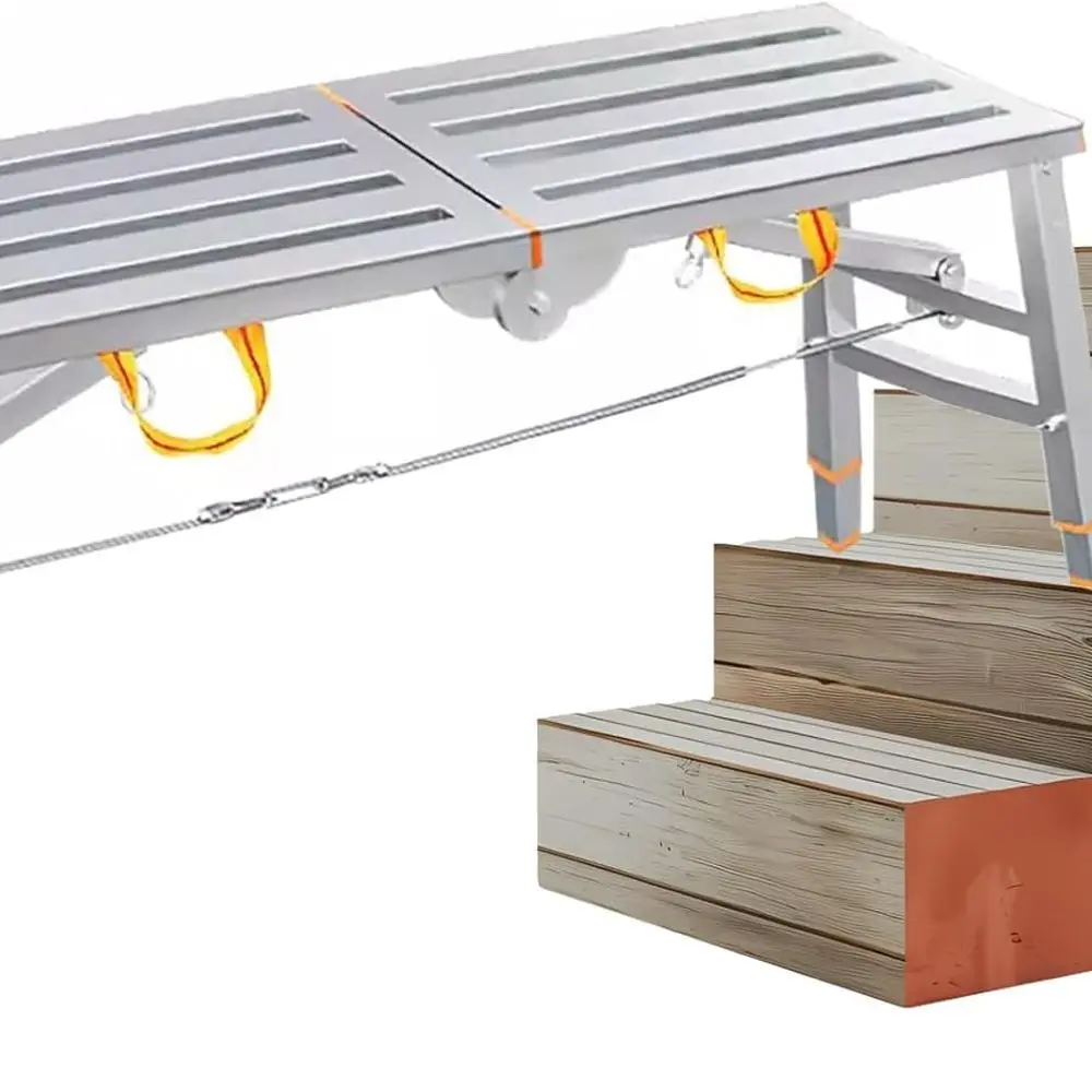 Adjustable Scaffolding Board for Painting, Home-Use Extension Work Platform, 180x30cm Building Boards