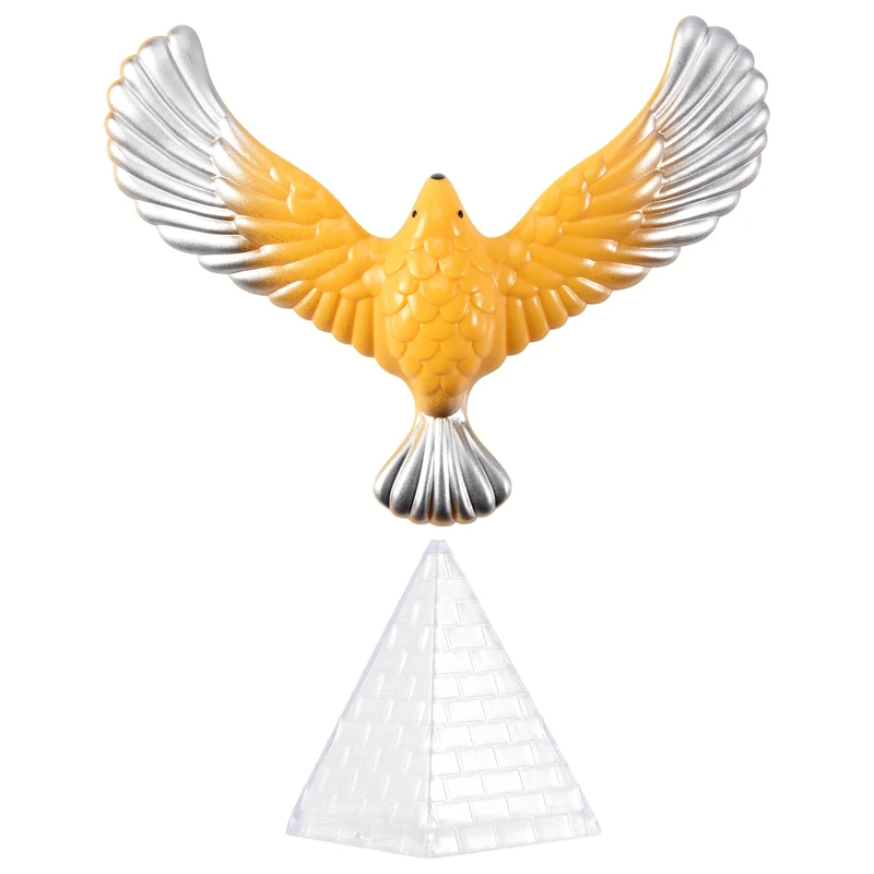 

Magic Balancing Bird Science Desk Toy Balancing Eagle Novelty Fun Children Learning Gift Kid Educational Toy With Pyramid Stand,