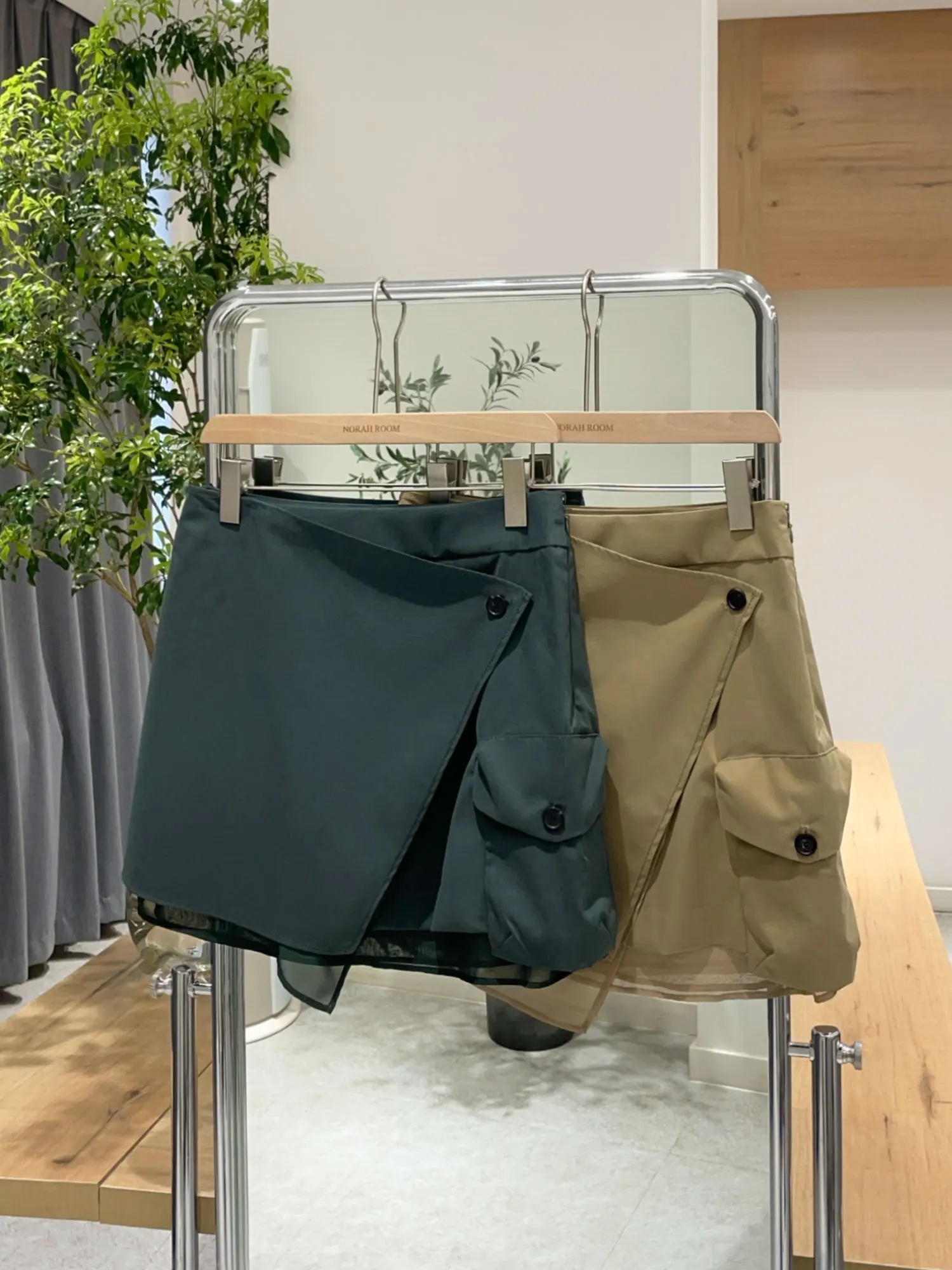 Noxulara Authentic  Brand 2026 Summer New Workwear Style Patchwork High Waist A-Line Skirt Women's Fashion
