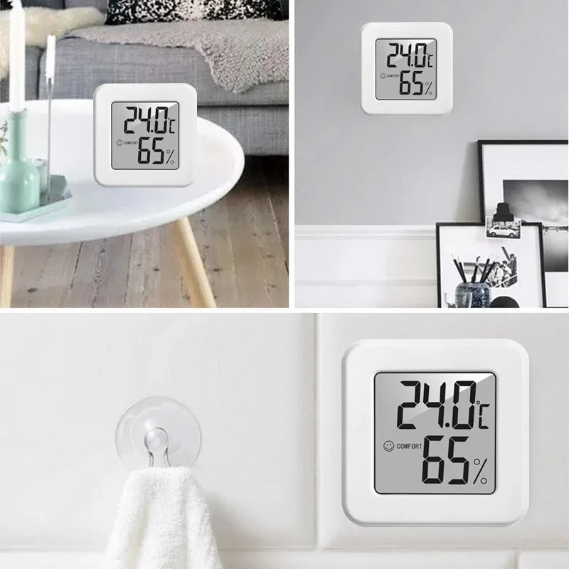 Mini Innenthermometer LCD Digital Temperatur Raumhygrometer Messgerät Sensor Luftfeuchtigkeitsmesser Innenthermometer Temperatur