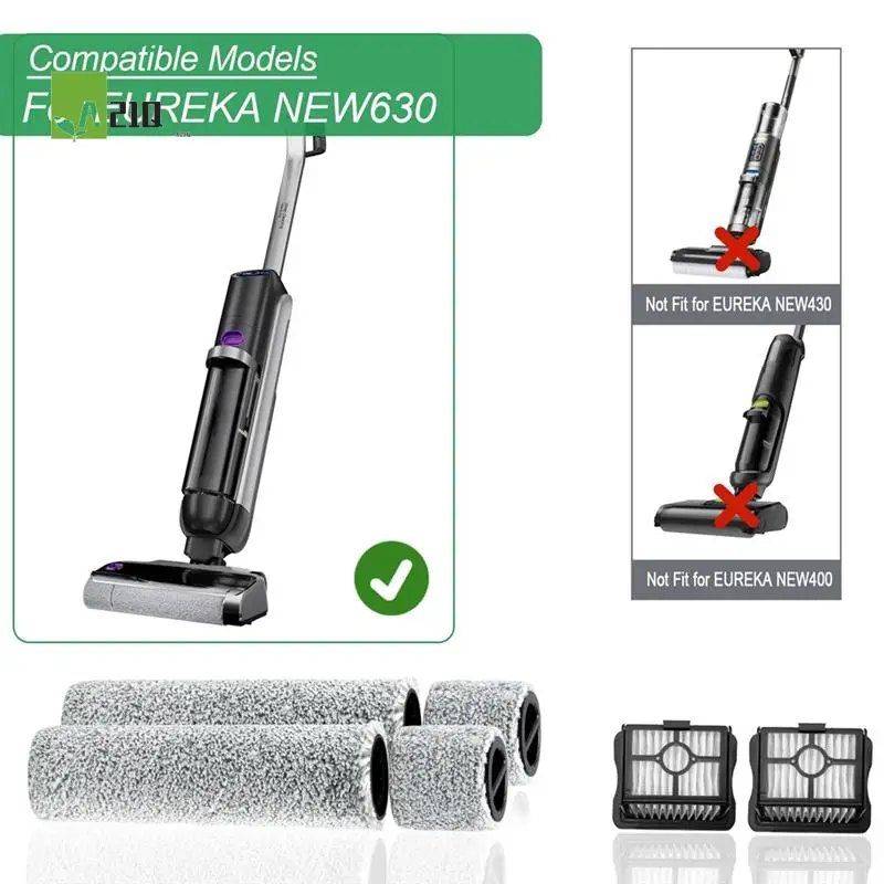 

A21Q -Brush Roll + Filter Accessory Set For Eureka NEW630 Vacuum Cleaner Replacement Parts, Brush Rolls + Cotton Filter