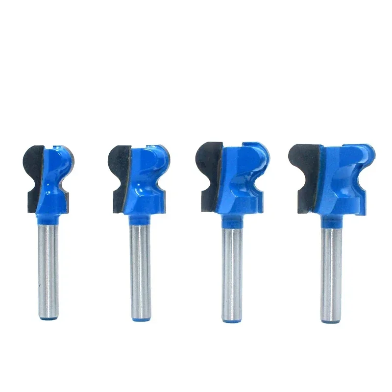 

6mm 1/4" Shank 6.35mm Double Finger Router Bits for Wood Milling Cutter Industrial Grade Bit Woodworking Tools MC01160