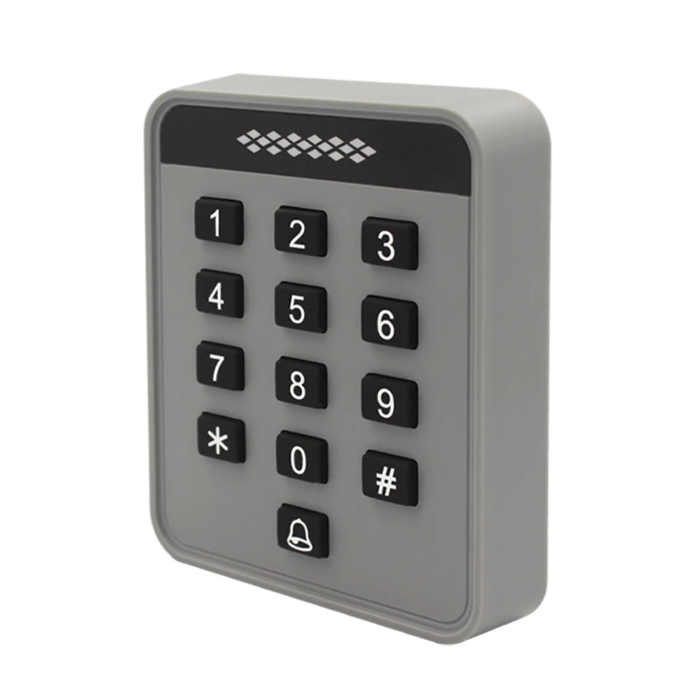 1000 User Simple Stand Alone Access Control Keypad Password ID IC Card Door Opener Output for RFID Electronic Lock System