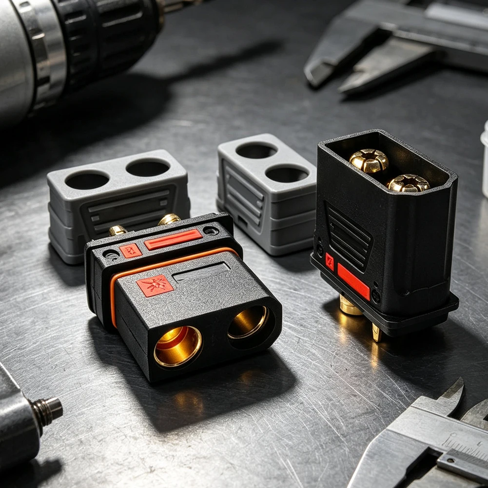 2pcs QS8P-L Anti-Spark Connectors For Car & RC Models 110A 500V  Connectors Replacement Power Transmission Accessories