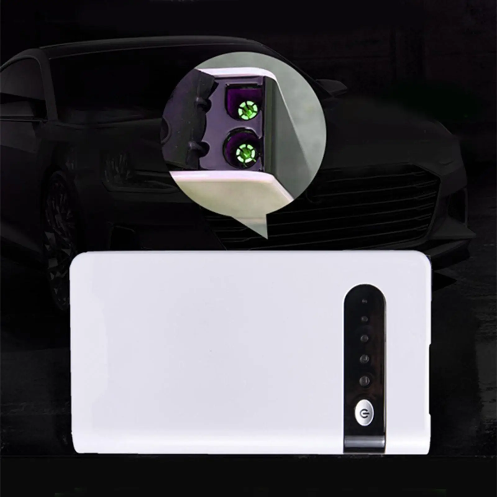 Avviatore di emergenza per Auto con torcia 8000mAh 12V alimentazione di avviamento di emergenza caricabatteria automatico per batteria Booster Power