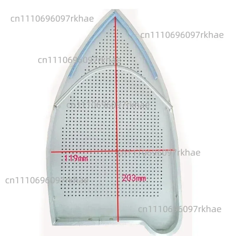 2128 203X119mm Electric Iron Parts aluminum Anti scald protective cover iron shoes with silicone gel edge