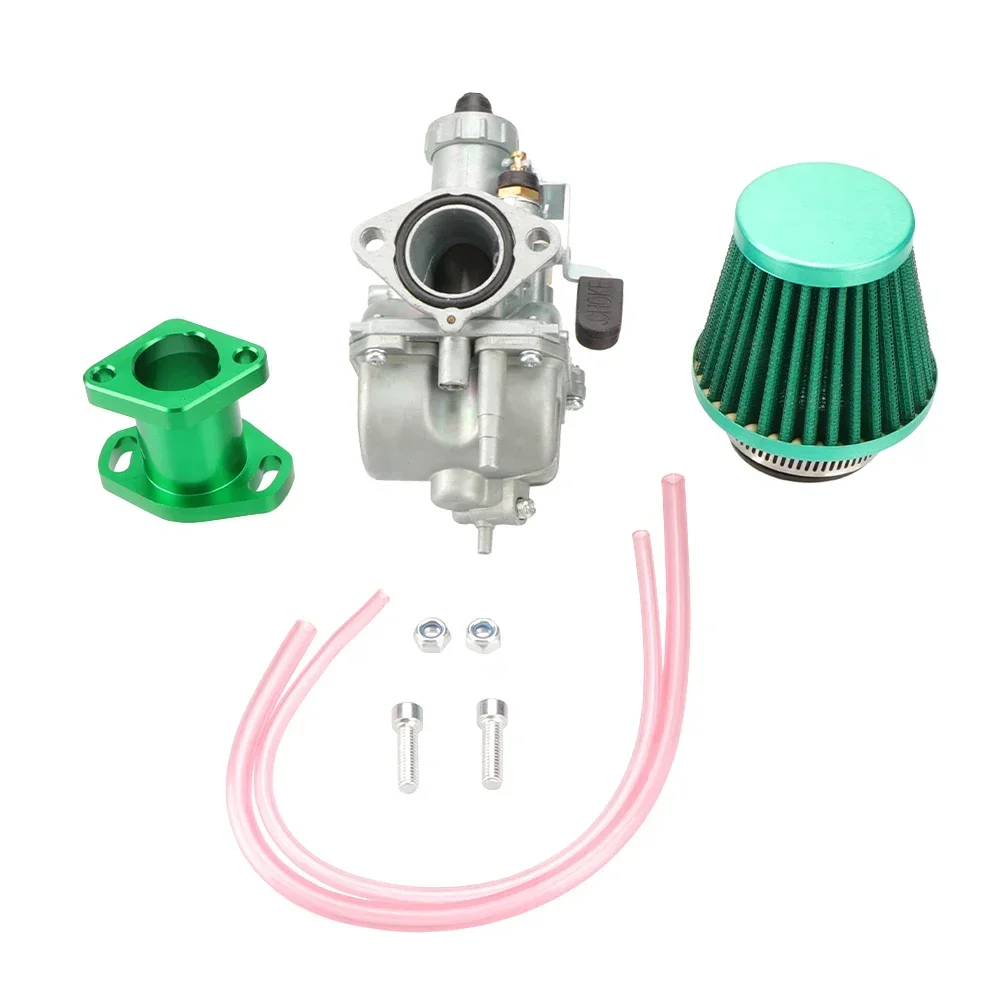 VM22 Carburetor Performance Intake Pipe Mainfold 26mm carburetor kit for 212cc carburetor Honda GX200 6.5hp Engine Karts Parts