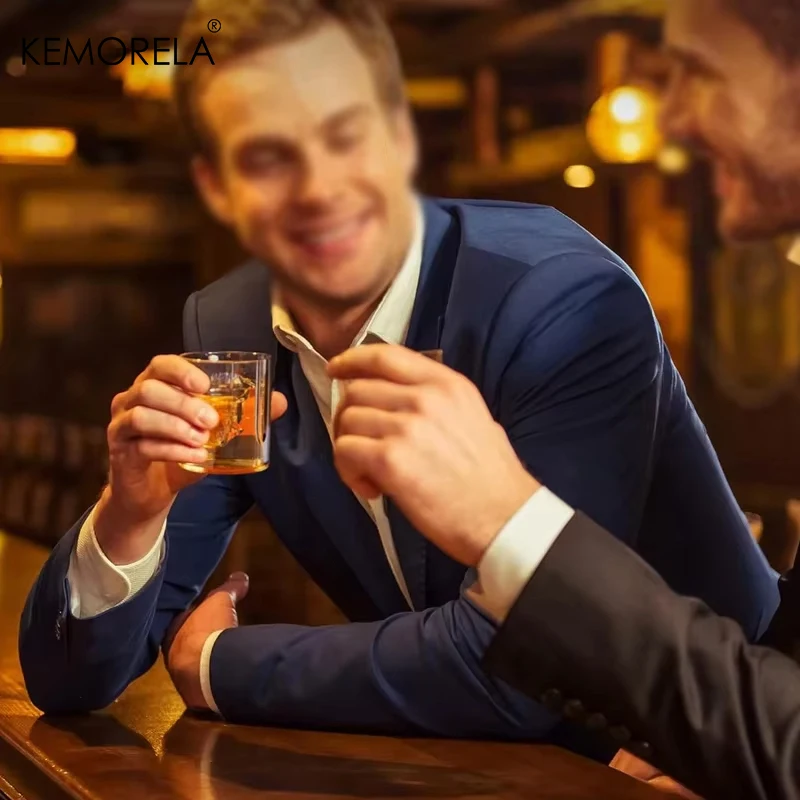 KEMORELA Revolver Glazen Karaf Whisky Glas Set Wijndispenser Bar Drinkcontainer Glazen Fles Prachtige mannen Geschenken