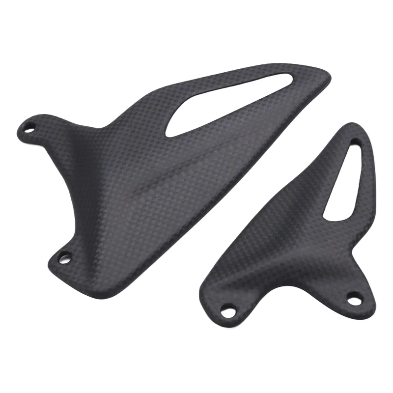 

A30P-Carbon Fiber Accessories Motorcycle Heel Guard Protector Foot Wing Rearset For DUCATI Streetfighter V2 V4/S 2020-2024