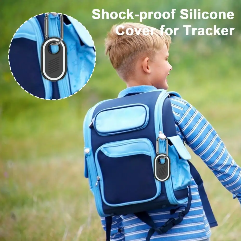 For SmartTag2 Locator Tracker Case Keychain Anti lost Cover Sleeve Silicone Protective Case For Smart Tag Tracker Holder