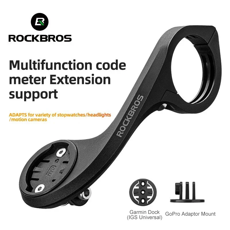 

ROCKBROS Bike Computer Mount Holder Nylon GPS Bike Light Holder Bicycle Handlebar Bracket For Bracket Garmin/Wahoo/Bryton/Camera