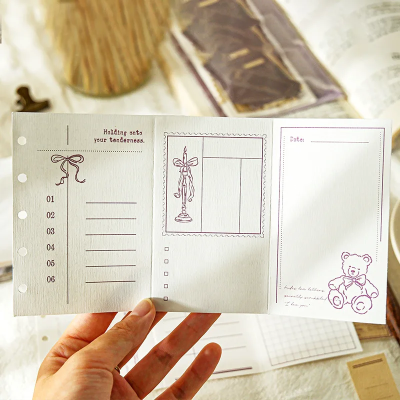 Y2g 스타일 빈티지 편지 장식 카드 용지 스타일 노트 DIY 배경 장식 기본 종이 소재 카드 Stcok