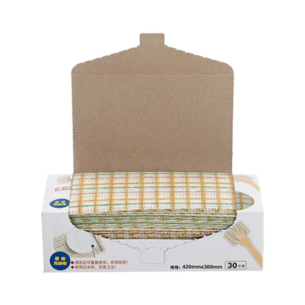 

Kitchen Cleaning Cloth Dish Towel Washing Rags Non-Woven Fabric Strong Absorbency Gentle Tableware Dishes