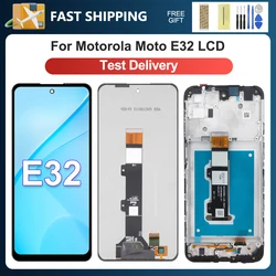 For Motorola Moto E32 6.5''LCD Display Touch Screen Digitizer Assembly Replacement For Moto E32