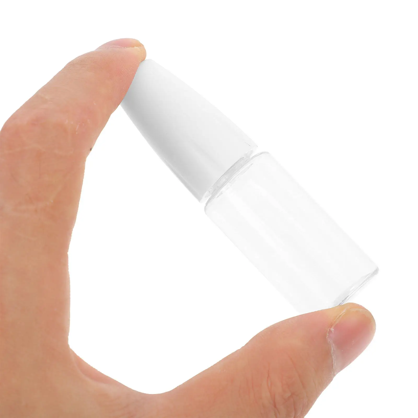 6Pcs Precision Needle Tip Applicator Bottles 10Ml Transparent Pet Liquid Dispenser Squeeze Bottle for Crafts DIY Nail Art Glue