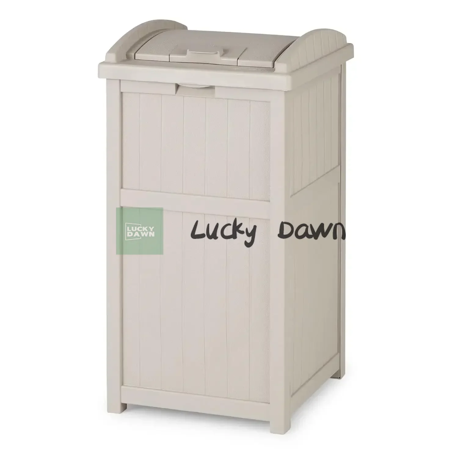 

Outdoor Wheel Deck Box for Chion Cube Storage Box, All Weather Storage Shed, Backyard Patio, US 75, 80, 260Gallon