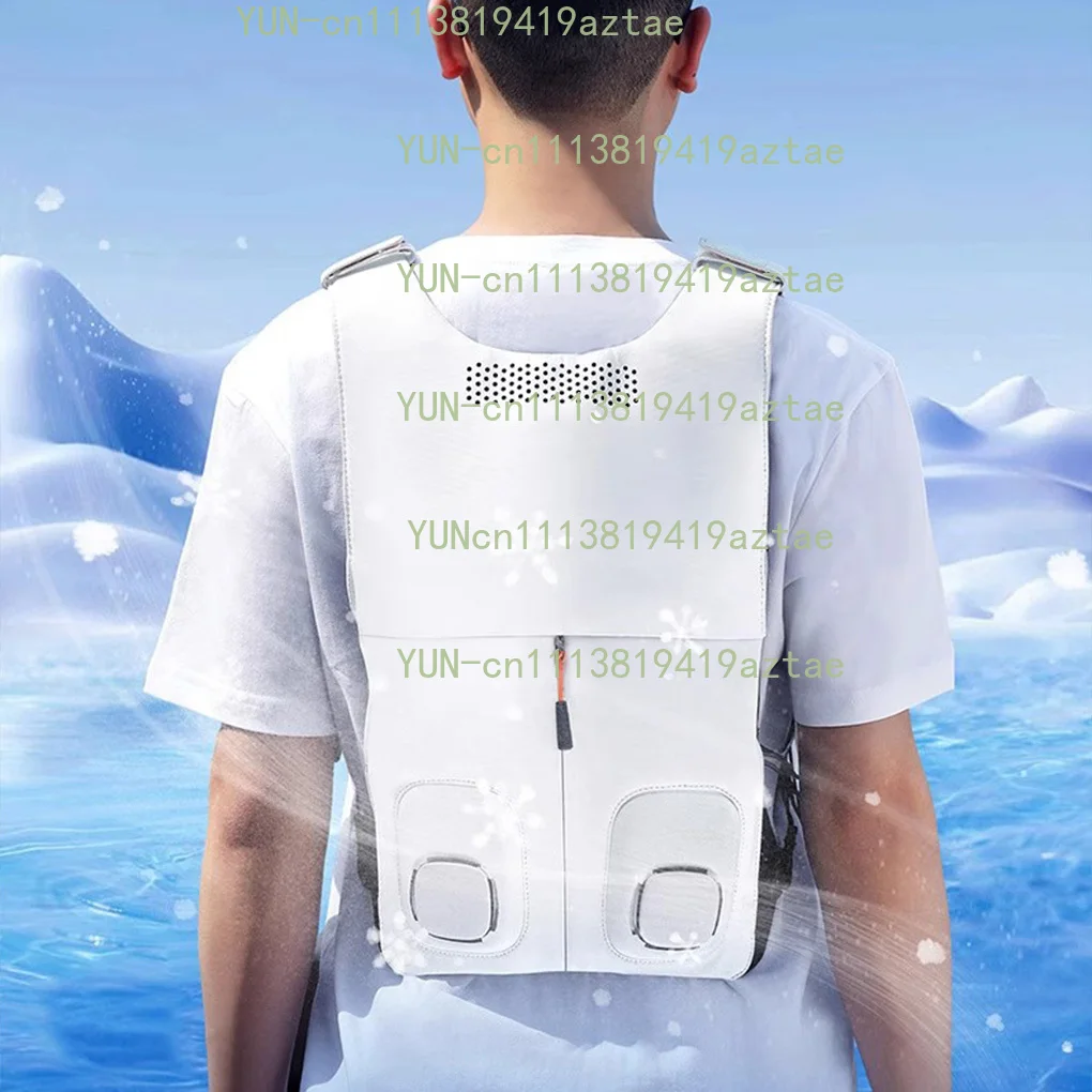 Semiconductor Refrigeration Cooling Air Conditioner Clothing Summer Air Conditioning Vest Outdoor Work Circulating Ice Clothes