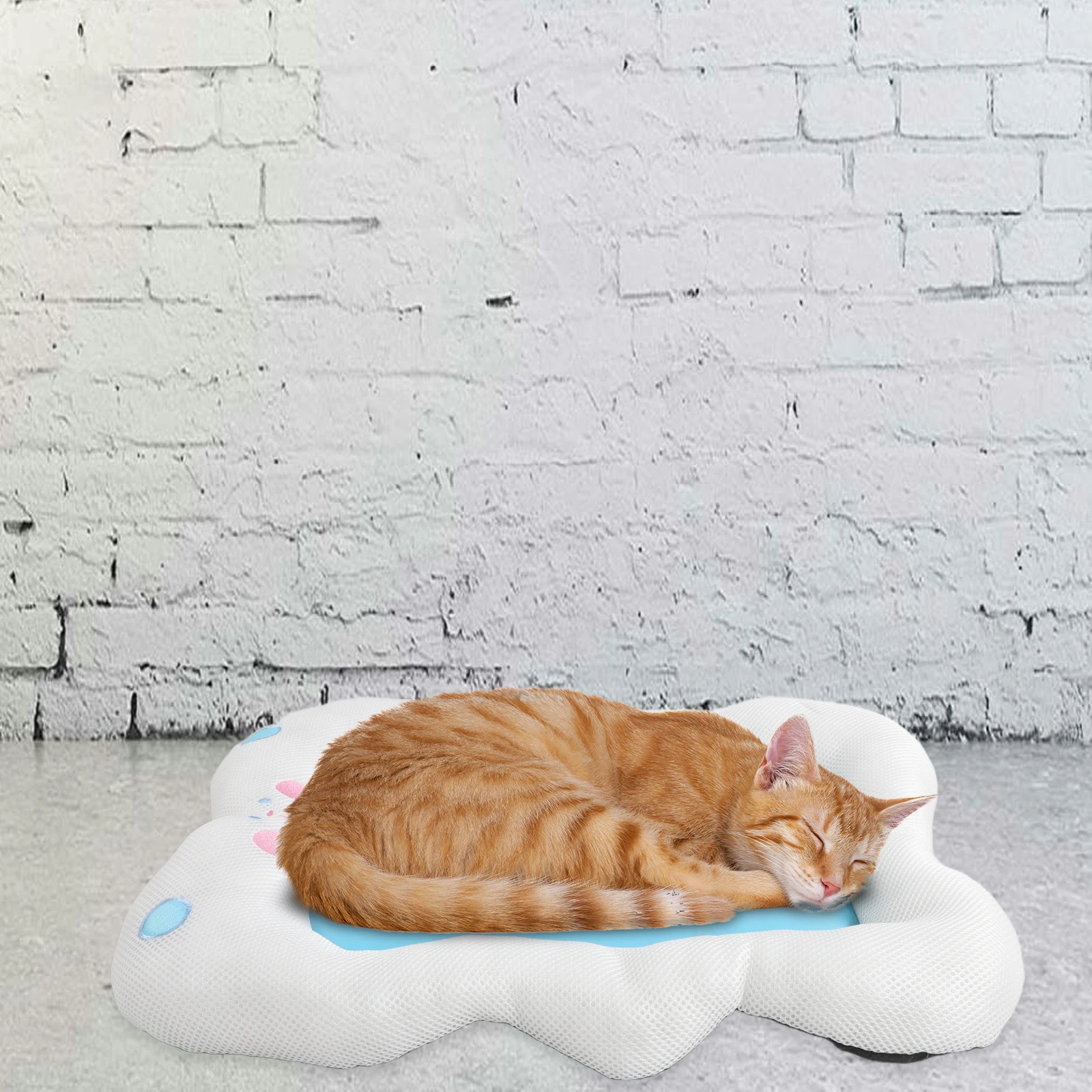 

Breathable For Small Dogs Cushion Puppy Sleeping Nest Comfortable Cat Mat Easy Clean Summer Nest Soft Mat Bed Nons Pet Pad