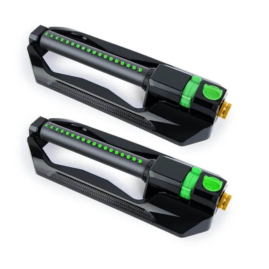 

Мощный осциллирующий разбрызгиватель с металлическим основанием и регулируемым контролем расхода воды, система полива газонов, охватывает площадь до 3 600 кв. футов. Фут. ф.