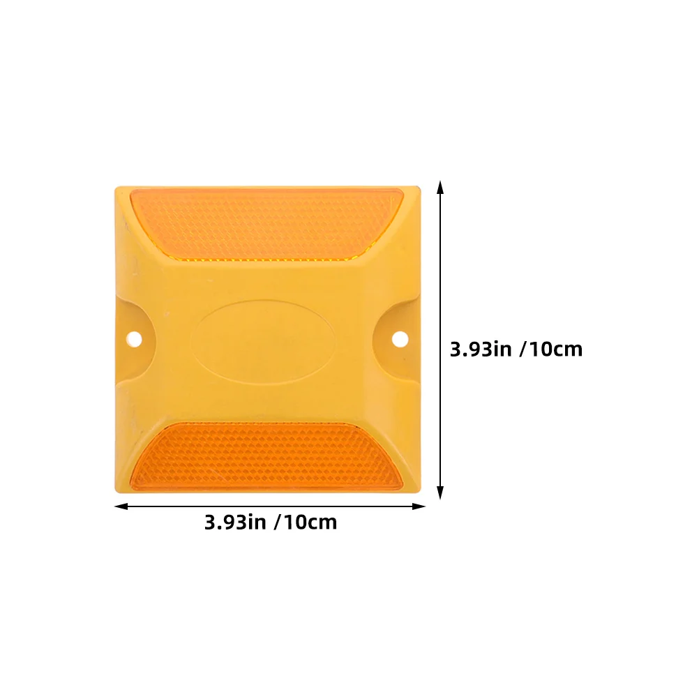 2 قطعة عاكسات سلامة الطريق على الوجهين علامات عاكسة عالية الوضوح لرؤية الرصيف الليلية عاكسات الشوارع #5
