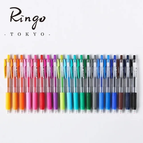 5PCS Japan ZEBR ASARASA Clip Series Press Colorful Gel Pen