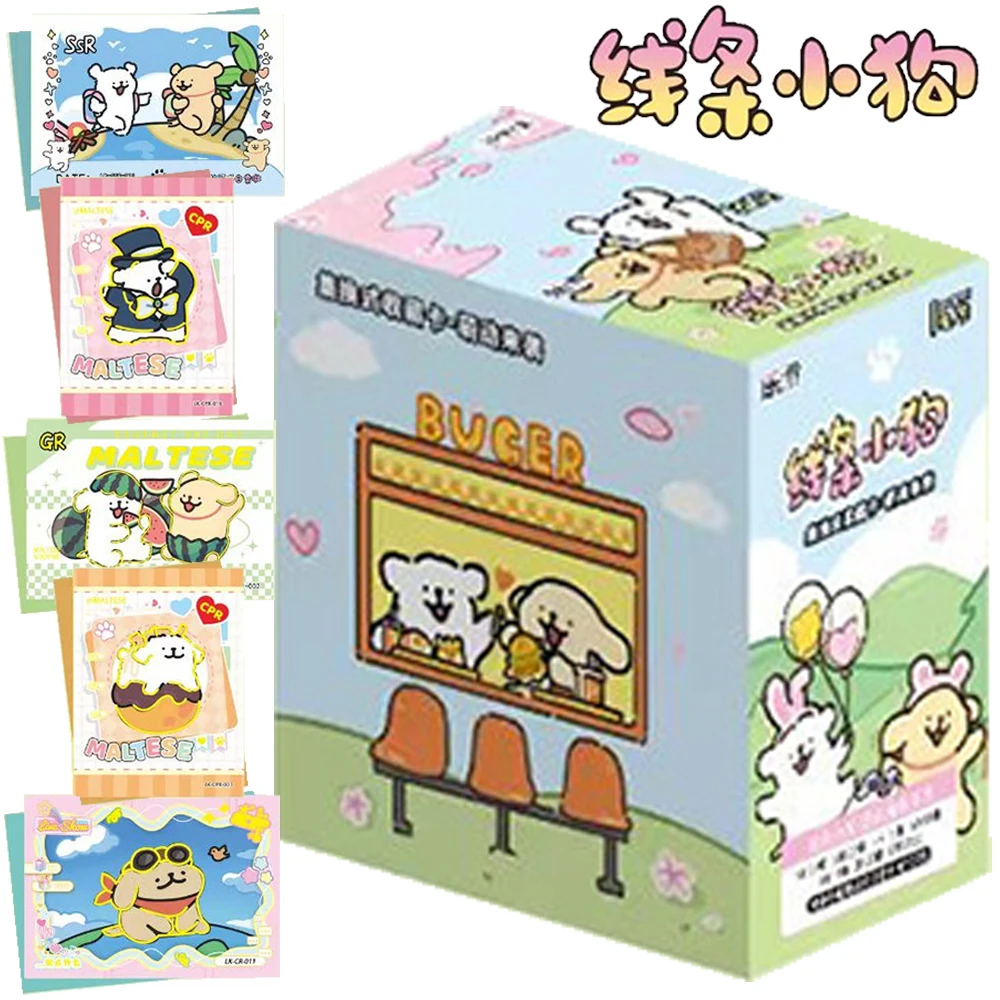 Wholesale Maltese Card For Children Cartoon Puppy Daily Life Interesting Stories Rare Limited Game Collection Card Table Gifts