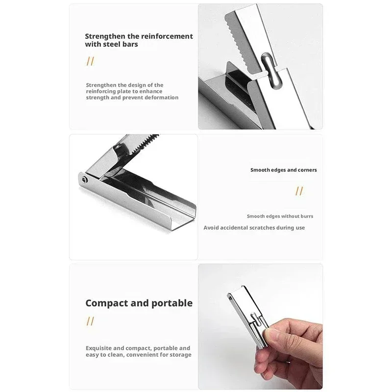 الإبداعية الأزياء الفولاذ المقاوم للصدأ جراد البحر المقشر المحمولة توفير العمالة جراد البحر مقشرة أداة سهلة تقشير الروبيان الذيل مقشرة البيت #6