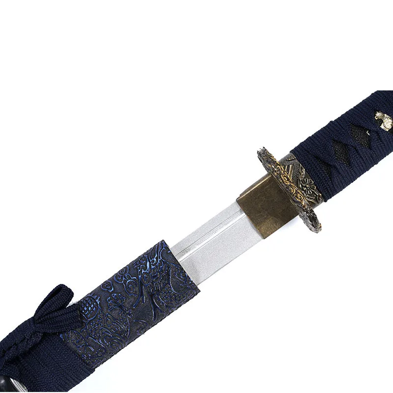 Espada medieval de 104cm/40,94 polegadas, modelo adereços de bambu com bainha, periféricos de anime, suprimentos para festa, exibição de mesa colecionável