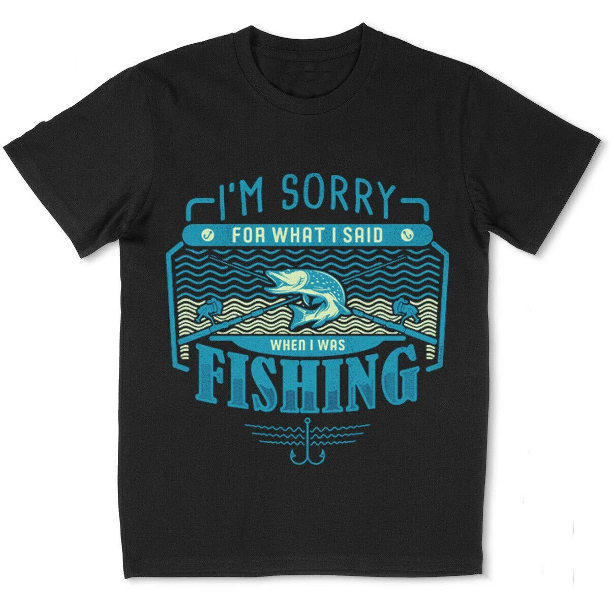 desculpe-camiseta-pesca-vara-de-peixe-engrenagem-pescador-concurso-rio-mar-captura-barco-masculino-100-algodao-camisetas-casuais-solto-tamanho-superior-s-3xl