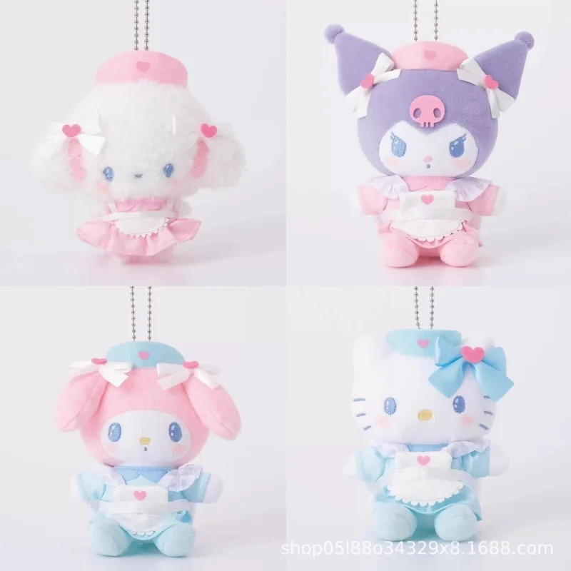 

Новый Sanrio медсестра доктор моя мелодия Куроми Hello Kitty стетоскоп серии кулон милые плюшевые куклы украшения для комнаты
